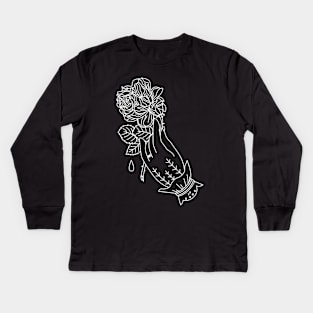 Victorian Hand Kids Long Sleeve T-Shirt